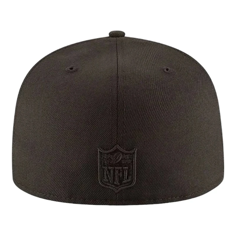 Indianapolis Colts Black on Basic New Era 59FIFTY Fitted Hat