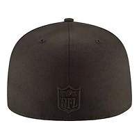 Indianapolis Colts Black on Basic New Era 59FIFTY Fitted Hat