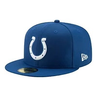 Indianapolis Colts Blue Team Color Basic New Era 59FIFTY Fitted Hat