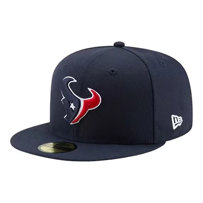Houston Texans Navy Team Color Basic New Era 59FIFTY Fitted Hat
