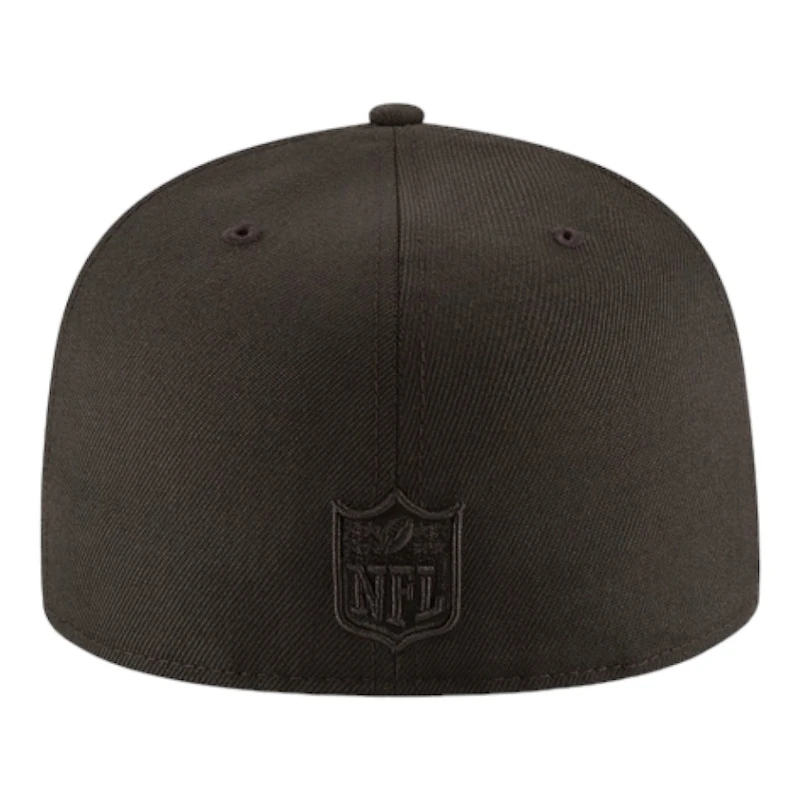 Detroit Lions Black on Basic New Era 59FIFTY Fitted Hat
