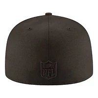Denver Broncos Black on Basic New Era 59FIFTY Fitted Hat