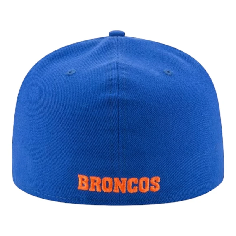 Denver Broncos Blue Historic Logo Basic New Era 59FIFTY Fitted Hat