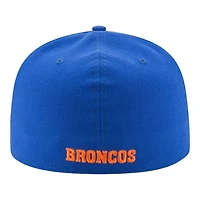 Denver Broncos Blue Historic Logo Basic New Era 59FIFTY Fitted Hat