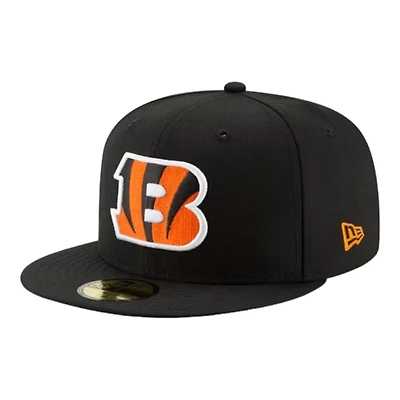 Cincinnati Bengals Black Team Color Basic New Era 59FIFTY Fitted Hat
