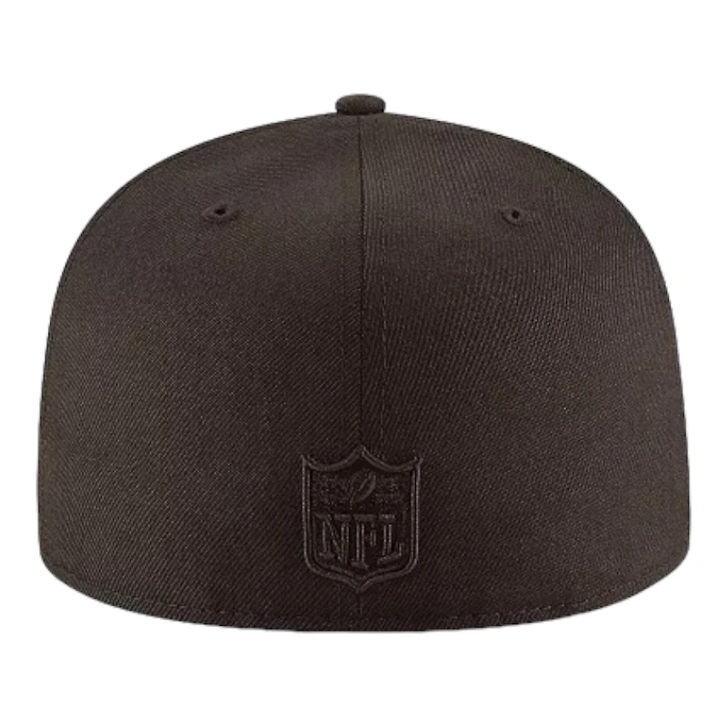 Carolina Panthers Black on Basic New Era 59FIFTY Fitted Hat