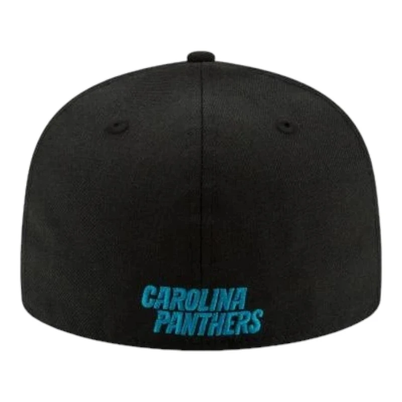 Carolina Panthers Black Team Color Basic New Era 59FIFTY Fitted Hat
