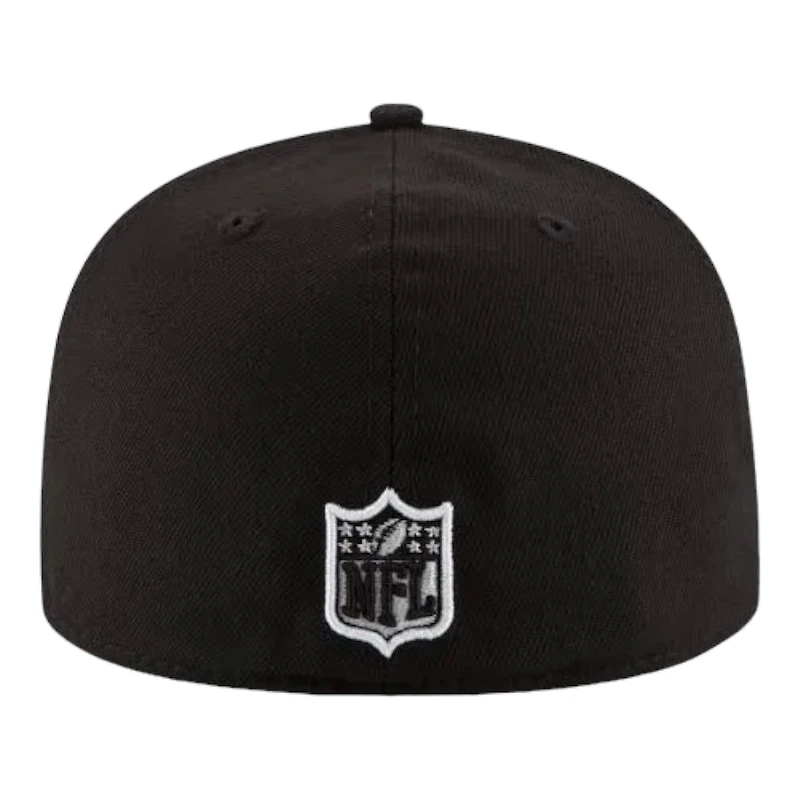 Baltimore Ravens Black and White Basic New Era 59FIFTY Fitted Hat