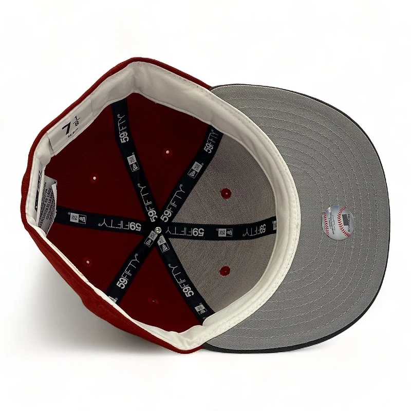 Chicago Cubs Maroon and Graphite FHM Pack 100 Years at Wrigley Field Patch Gray UV New Era 59Fifty Fitted Hat