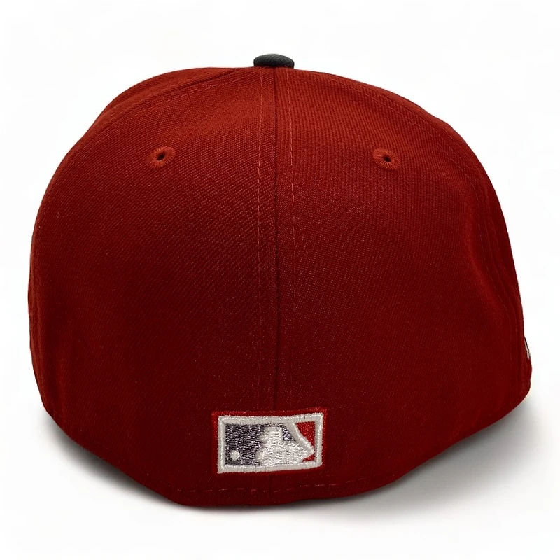 Chicago Cubs Maroon and Graphite FHM Pack 100 Years at Wrigley Field Patch Gray UV New Era 59Fifty Fitted Hat