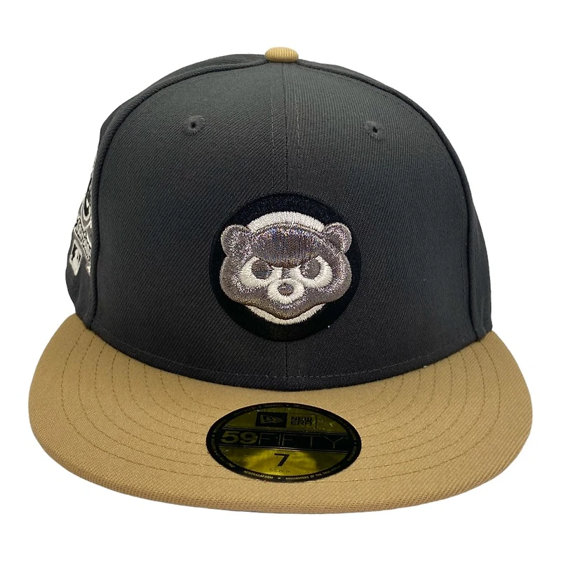 Chicago Cubs Graphite and Khaki FHM Pack 1990 ASG Patch Gray UV New Era 59Fifty Fitted Hat