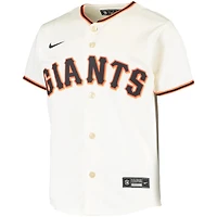 Youth San Francisco Giants Cream Nike Blank Team Jersey