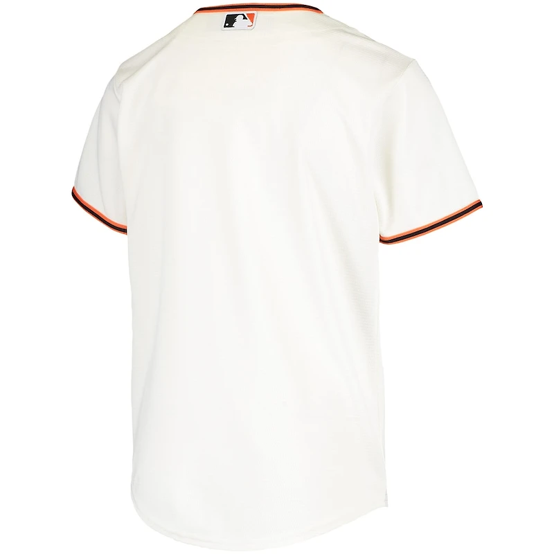 Youth San Francisco Giants Cream Nike Blank Team Jersey