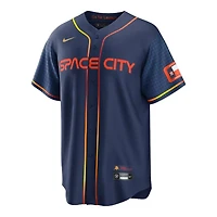 Houston Astros Jose Altuve Nike City Connect Navy Player Jersey