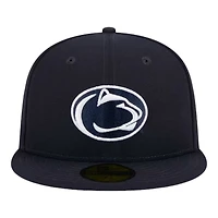 Penn State Nittany Lions Basic Navy NCAA New Era 59FIFTY Fitted Hat