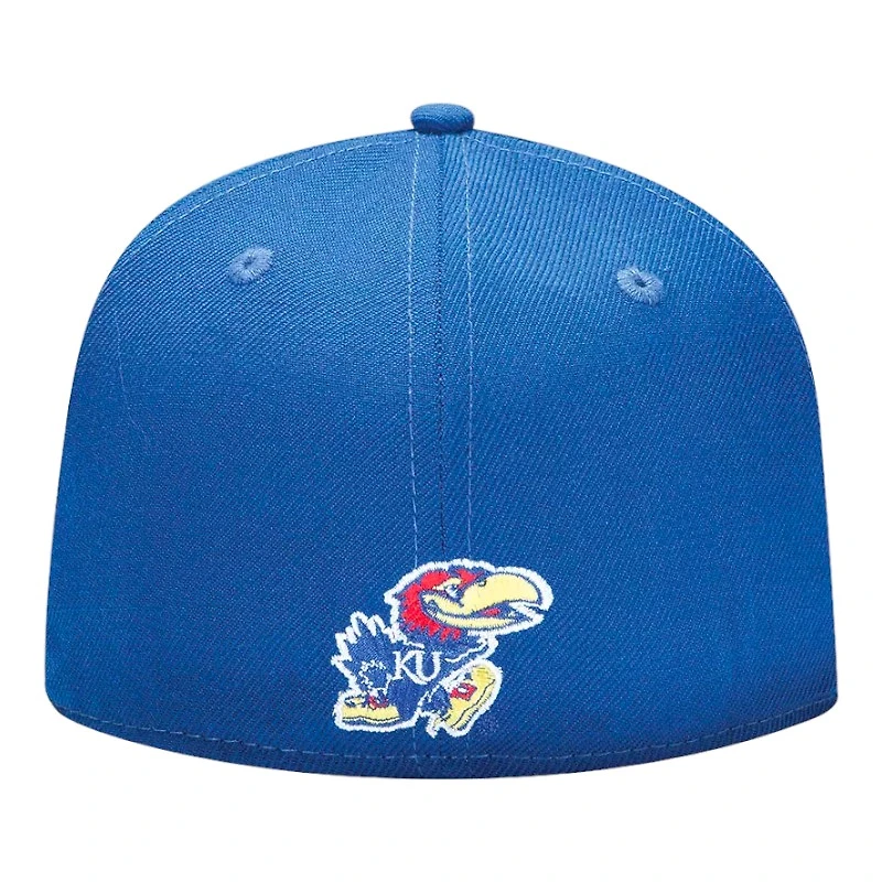 Kansas Jayhawks Basic Blue NCAA New Era 59FIFTY Fitted Hat