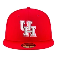 Houston Cougars Basic Red NCAA New Era 59FIFTY Fitted Hat