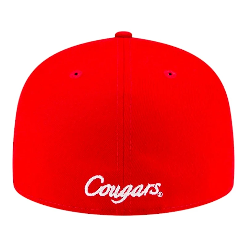 Houston Cougars Basic Red NCAA New Era 59FIFTY Fitted Hat