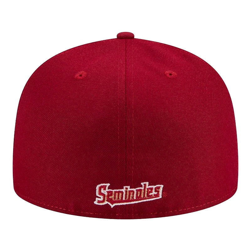 Florida State Seminoles Basic Garnet NCAA New Era 59FIFTY Fitted Hat