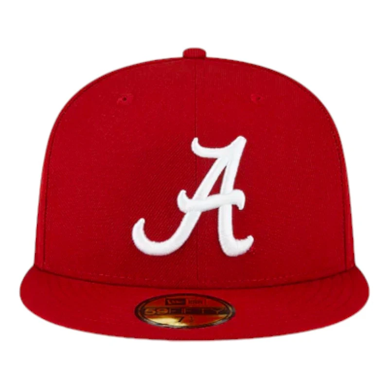 Alabama Crimson Tide Basic Red NCAA New Era 59FIFTY Fitted Hat