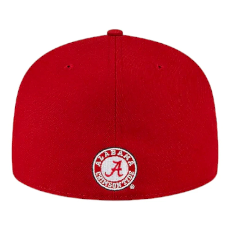 Alabama Crimson Tide Basic Red NCAA New Era 59FIFTY Fitted Hat