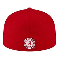 Alabama Crimson Tide Basic Red NCAA New Era 59FIFTY Fitted Hat