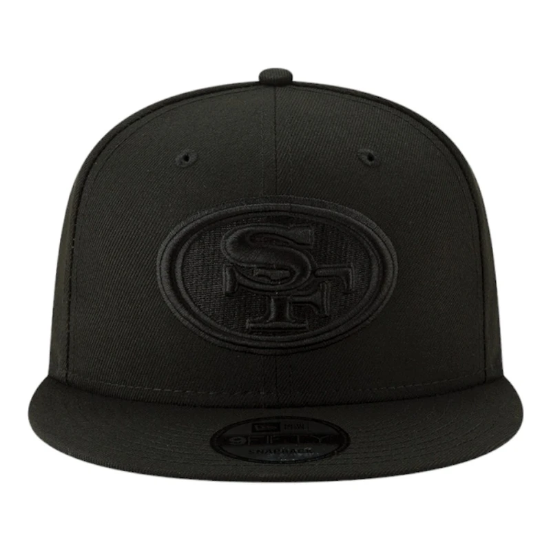 San Francisco 49ers Black on Black Basic New Era 9FIFTY Snapback Hat