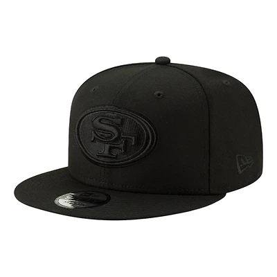 San Francisco 49ers Black on Black Basic New Era 9FIFTY Snapback Hat