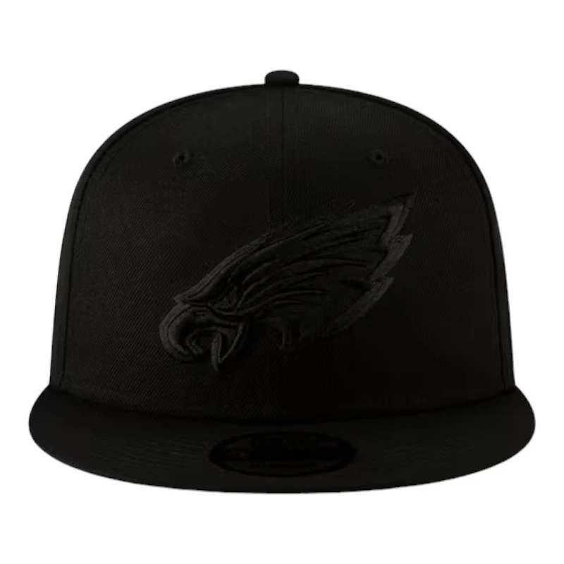 Philadelphia Eagles Black on Black Basic New Era 9FIFTY Snapback Hat