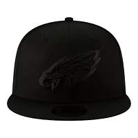 Philadelphia Eagles Black on Black Basic New Era 9FIFTY Snapback Hat