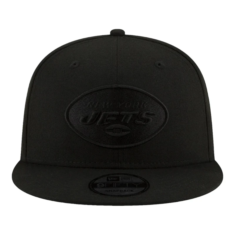 New York Jets Black on Black Basic New Era 9FIFTY Snapback Hat