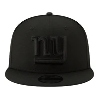 New York Giants Black on Black Basic New Era 9FIFTY Snapback Hat