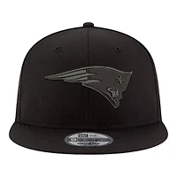 New England Patriots Black on Black Basic New Era 9FIFTY Snapback Hat