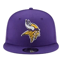 Minnesota Vikings Purple Team Color Basic New Era 9FIFTY Snapback Hat