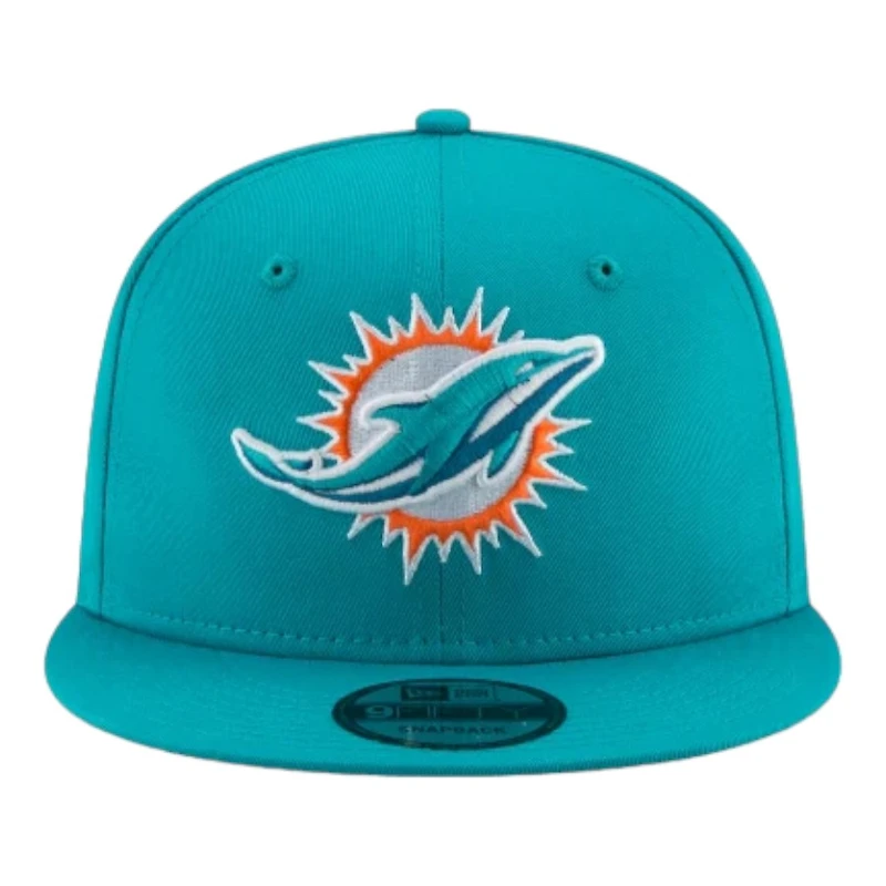 Miami Dolphins Aqua Team Color Basic New Era 9FIFTY Snapback Hat