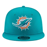 Miami Dolphins Aqua Team Color Basic New Era 9FIFTY Snapback Hat