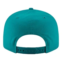 Miami Dolphins Aqua Historic Logo Basic New Era 9FIFTY Snapback Hat
