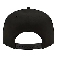 Los Angeles Rams Black and White Basic New Era 9FIFTY Snapback Hat