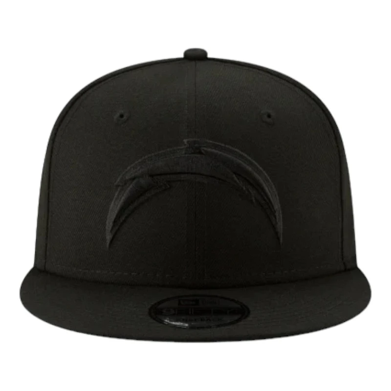 Los Angeles Chargers Black on Black Basic New Era 9FIFTY Snapback Hat