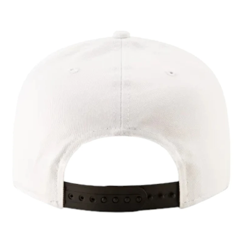 Las Vegas Raiders White and Black Team Color Basic New Era 9FIFTY Snapback Hat