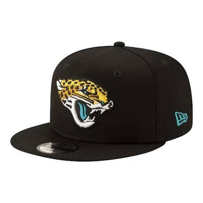 Jacksonville Jaguars Black Team Color Basic New Era 9FIFTY Snapback Hat