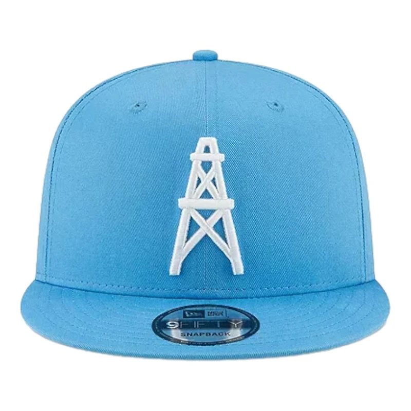 Houston Oilers Light Blue Historic Logo Basic New Era 9FIFTY Snapback Hat