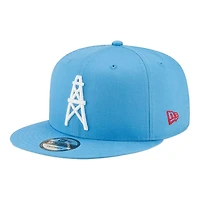 Houston Oilers Light Blue Historic Logo Basic New Era 9FIFTY Snapback Hat