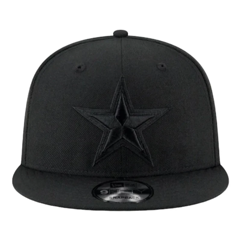 Dallas Cowboys Black on Black Basic New Era 9FIFTY Snapback Hat