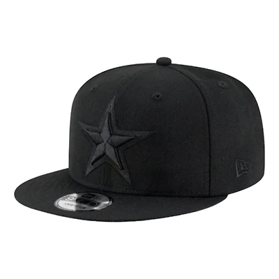 Dallas Cowboys Black on Black Basic New Era 9FIFTY Snapback Hat