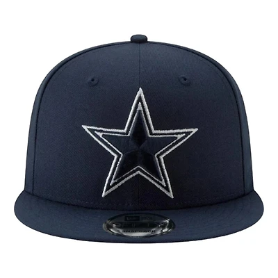 Dallas Cowboys Navy Team Color Basic New Era 9FIFTY Snapback Hat