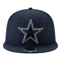 Dallas Cowboys Navy Team Color Basic New Era 9FIFTY Snapback Hat
