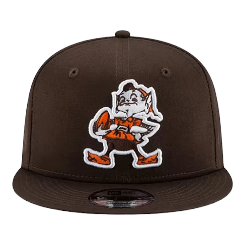 Cleveland Browns Brown Historic Logo Basic New Era 9FIFTY Snapback Hat