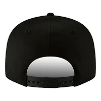 Chicago Bears Bear Logo Black on Black Basic New Era 9FIFTY Snapback Hat