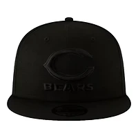 Chicago Bears Black on Black Basic New Era 9FIFTY Snapback Hat